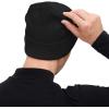 imageZando Beanie for Men Women Cuffed Cap Soft Slouchy Beanie Winter Knit Hats Fisherman Beanie Skull Cap Unisex Daliy BeanieA Black
