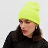 imageZando Beanie for Men Women Cuffed Cap Soft Slouchy Beanie Winter Knit Hats Fisherman Beanie Skull Cap Unisex Daliy BeanieFluorescein