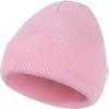 imageZando Beanie for Men Women Cuffed Cap Soft Slouchy Beanie Winter Knit Hats Fisherman Beanie Skull Cap Unisex Daliy BeaniePink