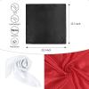 imageZando Silk Head Scarf for Women Square Chiffon Scarf for Hair Wrapping Solid Color Retro Scarfs Neck Scarf Purse ScarfC Green