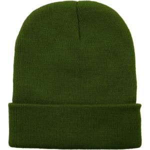 imageZando Beanie for Men Women Cuffed Cap Soft Slouchy Beanie Winter Knit Hats Fisherman Beanie Skull Cap Unisex Daliy Beanie01 Army Green