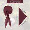 imageZando Halloween Pirate Costume Men Women Pirate Party Accessory Cosplay Men Pirate Bandana Hat Head Scarf Sash Belt01 Wine Red