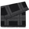 imageZando Men Winter Scarf Soft Scarves Cashmere Scarf for Winter Neck Scarf Cold Weather Scarves Warm Scarf Scarves BulkBlack  Grey Large Plaid