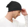 imageZando Mens Beanie Cotton Beanies Slouchy Beanie Lightweight Hip Hop Dwarf Hat Skull Cap Running Hat Beanie Hat for Women1 Black