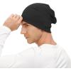 imageZando Mens Beanie Cotton Beanies Slouchy Beanie Lightweight Hip Hop Dwarf Hat Skull Cap Running Hat Beanie Hat for Women1 Black