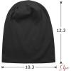 imageZando Mens Beanie Cotton Beanies Slouchy Beanie Lightweight Hip Hop Dwarf Hat Skull Cap Running Hat Beanie Hat for Women1 Black