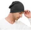 imageZando Mens Beanie Cotton Beanies Slouchy Beanie Lightweight Hip Hop Dwarf Hat Skull Cap Running Hat Beanie Hat for Women1 Grey