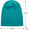 imageZando Mens Beanie Cotton Beanies Slouchy Beanie Lightweight Hip Hop Dwarf Hat Skull Cap Running Hat Beanie Hat for WomenPeacock Blue