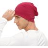 imageZando Mens Beanie Cotton Beanies Slouchy Beanie Lightweight Hip Hop Dwarf Hat Skull Cap Running Hat Beanie Hat for WomenRed  Green