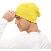 imageZando Mens Beanie Cotton Beanies Slouchy Beanie Lightweight Hip Hop Dwarf Hat Skull Cap Running Hat Beanie Hat for WomenYellow