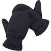 imageZando Toddler Mittens Waterproof Snow Gloves Lined Kids Glove Baby Mittens Winter Warm Fleece Gloves01 Black