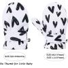 imageZando Toddler Mittens Waterproof Snow Gloves Lined Kids Glove Baby Mittens Winter Warm Fleece Gloves01 White Heart