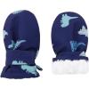 imageZando Toddler Mittens Waterproof Snow Gloves Lined Kids Glove Baby Mittens Winter Warm Fleece Gloves02 Blue Dinosaur  Pink Hippo