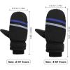 imageZando Toddler Mittens Waterproof Snow Gloves Lined Kids Glove Baby Mittens Winter Warm Fleece Gloves03 Navy Stripe