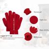 imageZando Winter Warm Magic Gloves Soft Magic Knit Gloves Cosplay Gloves Winter Gloves Kids Gloves for Baby Boys GirlsPink