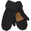 imageZando Winter Warm Mittens for Women Thick Knitted Mittens Gloves Soft Lining Mittens Cold Weather Accessories GiftsA Black
