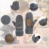 imageZando Winter Warm Mittens for Women Thick Knitted Mittens Gloves Soft Lining Mittens Cold Weather Accessories GiftsA Charcoal Grey