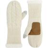 imageZando Winter Warm Mittens for Women Thick Knitted Mittens Gloves Soft Lining Mittens Cold Weather Accessories GiftsA White