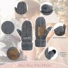 imageZando Winter Warm Mittens for Women Thick Knitted Mittens Gloves Soft Lining Mittens Cold Weather Accessories GiftsA White