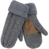 imageZando Winter Warm Mittens for Women Thick Knitted Mittens Gloves Soft Lining Mittens Cold Weather Accessories GiftsB Dotted Grey