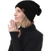 imageZando Womens Beanie Hats for Women Slouchy Beanie Warm Winter Beanie for Women Thick Knit Womens Beanie Cozy Slouchy Hat1 Red