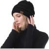 imageZando Womens Beanie Hats for Women Slouchy Beanie Warm Winter Beanie for Women Thick Knit Womens Beanie Cozy Slouchy Hat1 Red