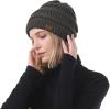 imageZando Womens Beanie Hats for Women Slouchy Beanie Warm Winter Beanie for Women Thick Knit Womens Beanie Cozy Slouchy Hat4 Blacklight Greydark Graywine Red