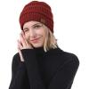 imageZando Womens Beanie Hats for Women Slouchy Beanie Warm Winter Beanie for Women Thick Knit Womens Beanie Cozy Slouchy Hat4 Ginger Yellowlight Pinkarmy Greenred