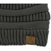 imageZando Womens Beanie Hats for Women Slouchy Beanie Warm Winter Beanie for Women Thick Knit Womens Beanie Cozy Slouchy HatPom1 Black