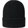 imageZando Womens Satin Lined Beanie for Women Knit Beanies Womens Winter Beanies for Women Hats for Men Cuffed Skull CapA Black