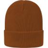 imageZando Womens Satin Lined Beanie for Women Knit Beanies Womens Winter Beanies for Women Hats for Men Cuffed Skull CapBrick Red