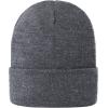 imageZando Womens Satin Lined Beanie for Women Knit Beanies Womens Winter Beanies for Women Hats for Men Cuffed Skull CapDark Grey