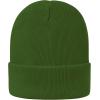 imageZando Womens Satin Lined Beanie for Women Knit Beanies Womens Winter Beanies for Women Hats for Men Cuffed Skull CapGreen