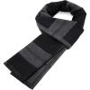 imageZando Men Winter Scarf Soft Scarves Cashmere Scarf for Winter Neck Scarf Cold Weather Scarves Warm Scarf Scarves BulkBlack  Grey Large Plaid