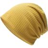 imageZando Mens Beanie Cotton Beanies Slouchy Beanie Lightweight Hip Hop Dwarf Hat Skull Cap Running Hat Beanie Hat for WomenTurmeric