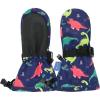 imageZando Toddler Mittens for Kids Winter Mittens Waterproof Ski Mittens Girls Snow Gloves Warm Kids Mittens for Toddler BoyB Dinosaur S