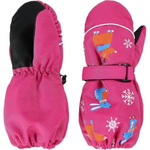 imageZando Toddler Mittens Waterproof Snow Gloves Lined Kids Glove Baby Mittens Winter Warm Fleece Gloves05 Snow in Rose Red