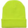 imageZando Beanie Hats for Men Winter Knit Beanies Women Fisherman Hat Unisex Daliy Beanie for Men Slouchy Skull Caps for Men1 Fluorescein Yellow