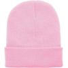 imageZando Beanie Hats for Men Winter Knit Beanies Women Fisherman Hat Unisex Daliy Beanie for Men Slouchy Skull Caps for MenPink