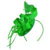 imageZando Fascinators Hats for Women Tea Party Hat Ribbons Feathers Kentucky Derby Hat Headband 20s Cocktail Headpiece Hair ClipRibbon Green