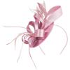 imageZando Fascinators Hats for Women Tea Party Hat Ribbons Feathers Kentucky Derby Hat Headband 20s Cocktail Headpiece Hair ClipRibbon Pink