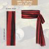 imageZando Pirate Halloween Costume Women Men Pirate Head Scarf Bandana Headband Hat Pirate Sash Belt Accessories for Cosplay01 Brown