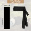 imageZando Pirate Halloween Costume Women Men Pirate Head Scarf Bandana Headband Hat Pirate Sash Belt Accessories for Cosplay02 Black