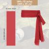 imageZando Pirate Halloween Costume Women Men Pirate Head Scarf Bandana Headband Hat Pirate Sash Belt Accessories for Cosplay02 Red  Black