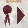 imageZando Pirate Halloween Costume Women Men Pirate Head Scarf Bandana Headband Hat Pirate Sash Belt Accessories for Cosplay02 Wine Red  Black