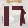 imageZando Pirate Halloween Costume Women Men Pirate Head Scarf Bandana Headband Hat Pirate Sash Belt Accessories for Cosplay02 Wine Red  Black