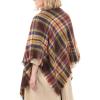 imageZando Plaid Blanket Thick Winter Scarf Tartan Chunky Wrap Oversized Shawl Cape ScarvesE Coffee Fall Scarf