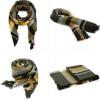 imageZando Plaid Blanket Thick Winter Scarf Tartan Chunky Wrap Oversized Shawl Cape ScarvesO Yellow Green Scarf
