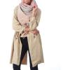 imageZando Plaid Blanket Thick Winter Scarf Tartan Chunky Wrap Oversized Shawl Cape ScarvesT Light Pink Grey