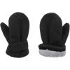 imageZando Toddler Gloves Kids Winter Gloves Fleece Lined Gloves Baby MittensBlack  Dark Grey